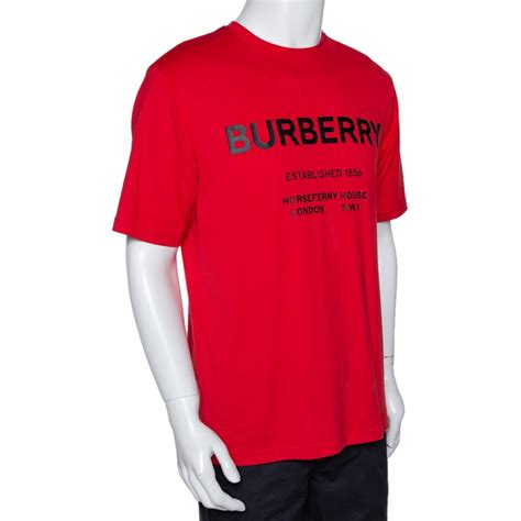 red burberry shirt mens|original Burberry men t shirt.